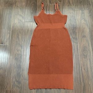 Freshman 1996 Rust Knit Dress